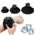 thumbnail image 2 of 11-Inch All-Black Reusable Ice Pack with Random Black/White Lid - Multi-Purpose Cold & Hot Therapy Bag for Pain Relief, Lunch Cooler | Durable, Refillable, Portable Gel Ice Pack for Home & Travel Use, 2 of 5