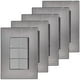 thumbnail image 1 of Apagador de Triple Vía Inoxium3ESilver 5Pzas Apagador Escalerax3 125-250VCA 10A 50/60Hz Plateado Acero Inoxidable/PC., 1 of 2