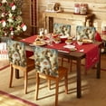 thumbnail image 3 of Upgraded 3 D Style Christmas Chair Covers Are Suitable For Home And Dining Room Christmas Chair Back Decorations J, 3 of 6
