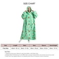 thumbnail image 3 of Blanket Sweatshirt, Oversized Printing Pattern Blanket Hoodie Hooded Pocket For Birthday ANGGREK Otros, 3 of 6