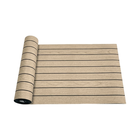 Peel and Stick Wood Wall Panels, 15.7 x 118 Inch Self-Adhesive Wood Plank Wallpaper, Waterproof Slat Wall Covering for Living Room Bedroom Kitchen Walls Hallway Entryway (Light Brown)