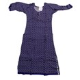 thumbnail image 5 of Daily Wear Traditional Linen Long Sleeve Salwar Kameez,Cultural Wear for Women 08, 5 of 6
