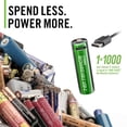 thumbnail image 3 of Pilas recargables Coast ZITHION-X AA 2400 mAh 1,5 V, paquete de 8, 3 of 8