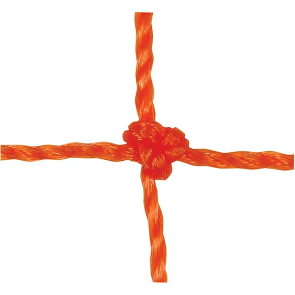 CHAMPRO Twisted Soccer Goal Net, 2.5mm, Pair, Orange