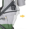 thumbnail image 4 of Larktale Caravan Coupe V2 Stroller Wagon w/ Reclining Seats, Gray/Green, 4 of 13