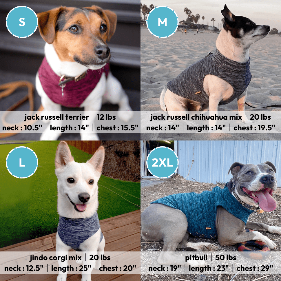 Gooby Zip Up Fleece Dog Sweater - Gray Wash, 3X-Large - Warm Pullover Fleece Step-in Dog Jacket Without Ring Leash