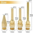 thumbnail image 3 of Hot Glue Gun Nozzles, Interchangeable Copper Nozzle Assortment Glue Sticks Long Fine Nozzle Tip Replacement Kit Hot Melt Glue Gun Tool Accessory For H, 3 of 5