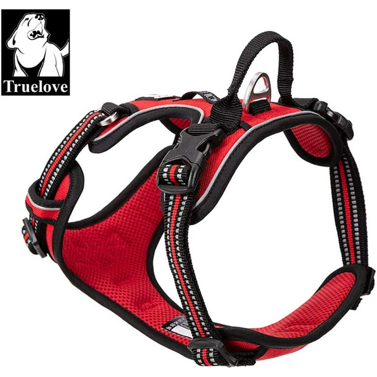  Truelove Dog Harness No Pull Nylon Reflective Soft Camouflage  Pet Harness for Small Big Dogs Running Training TLH5653 : Pet Supplies