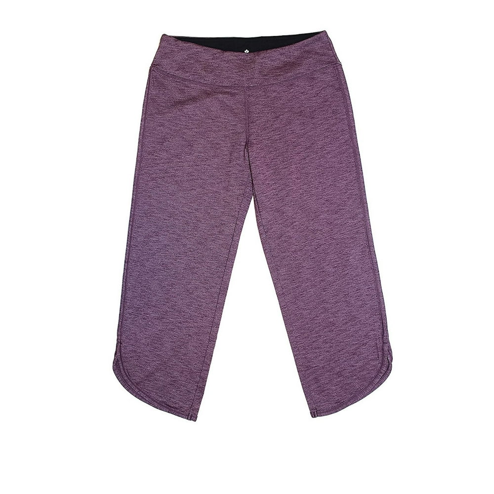 Tuff Athletics Tuff Athletics Women's Crop Capri Pants, Rough Melange