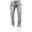 Gray, variant on Mens Jeans Mid‑Rise Jacquard‑Pattern Fashion Streetwear Ripped Jeans Distressed Fringe Stacked Denim Trousers