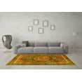 thumbnail image 3 of Ahgly Company Indoor Rectangle Medallion Yellow Traditional Area Rugs, 3' x 5', 3 of 4