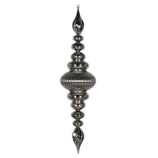Vickerman M183887 41 Po. Ornement Finial Étain Brillant