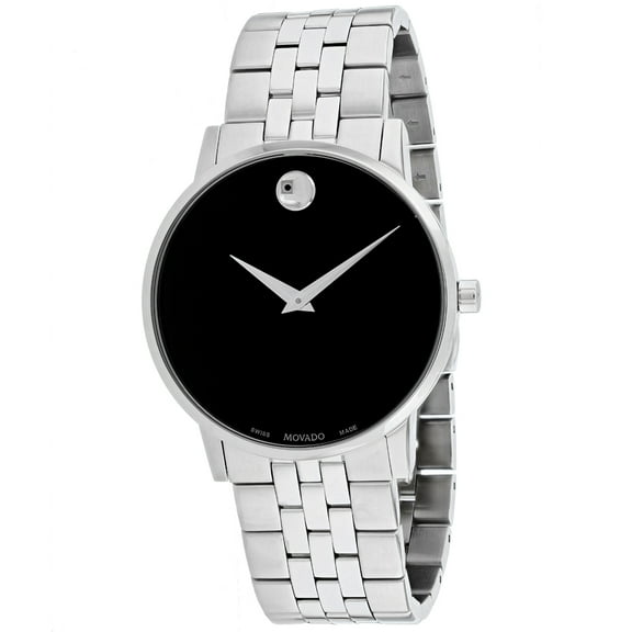 Movado Men's Museum Black Dial Watch - 607199