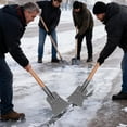 thumbnail image 4 of Flat-Headed Ice-Breaking and Snow-Clearing Shovel (without Wooden Handle),Pusher Hand Plow for Removal Ice Scraper for Ergonomic Handle Easy Storage Back Removal tool for Car Seniors Truck Sidewa, 4 of 9