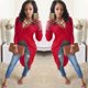 thumbnail image 2 of Mujeres Irregular Clubwear Largo Mini Vestido Cóctel Vestido M Rojo FLhrweasw Para estrenar, 2 of 6