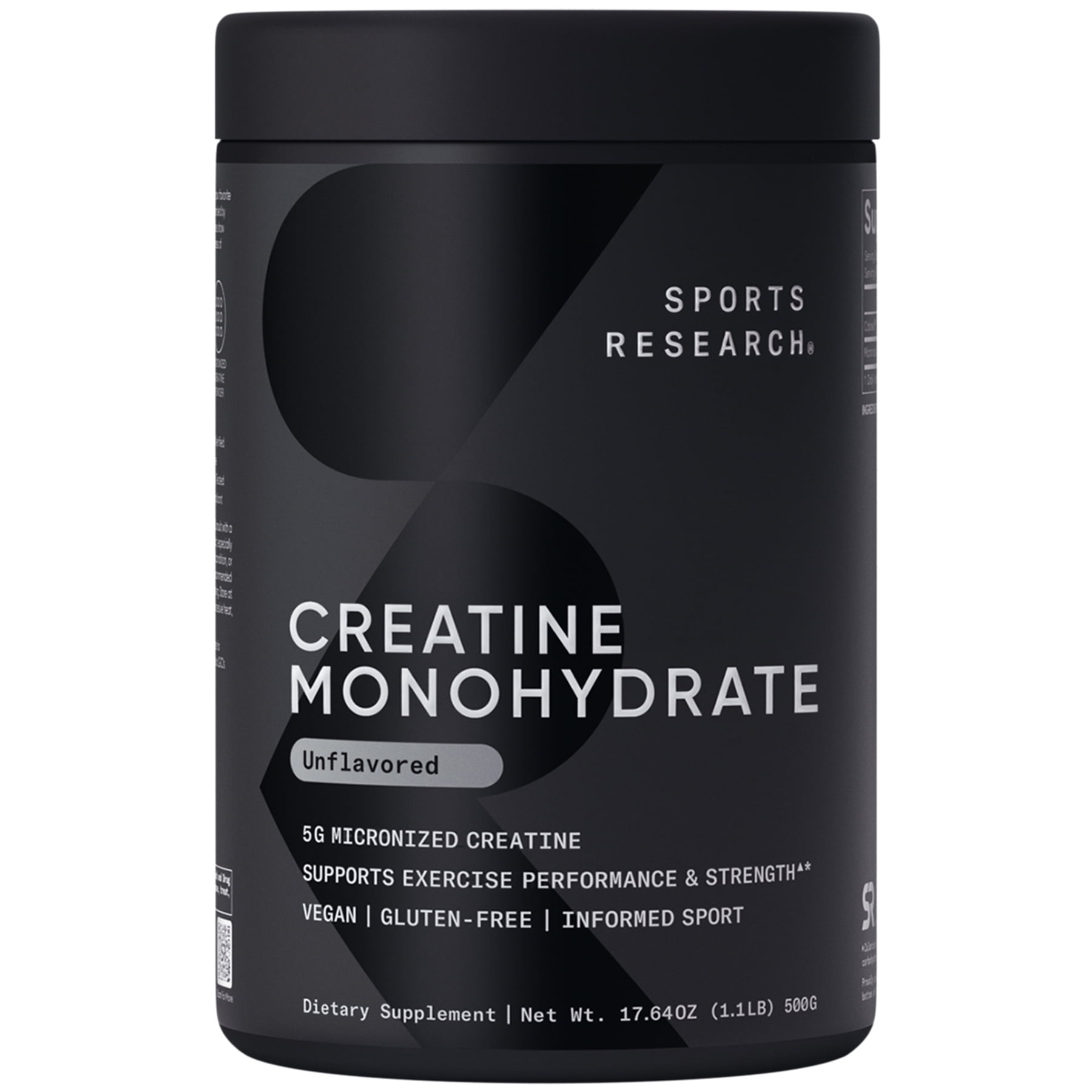Sports Research® Creatine Monohydrate Powder 5g, Unflavored (100 Servings)