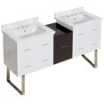 thumbnail image 1 of Imaginations Américaines 61,5 pouces W Vanity Set  Gris, 1 of 1