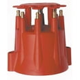 thumbnail image 1 of MSD Ignition Distributor Cap 8565 For Use With GM Marine V8 Engines; With Wire Retainer; Bolt Down; HEI Style Posts; Red, 1 of 4