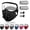 B, variant on Reusable Carbon Filter Dust Mask – Anti-Sun, 5-Layer Filter | face protection mask with Adjustable Goggles, Windproof Face Covering Mask for Motorcycle Riding,Cycling, Outdoor Work Travel