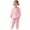 Pink, variant on Girls 2 Piece Pajama Set Cute Print Sleepwear Soft Long Sleeve Top And Pants Matching Nightwear Outfit For Toddlers Kids Children 2 To 10 Years Old