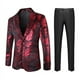 thumbnail image 1 of Traje de hombre, chaqueta de traje, traje casual, chaqueta, traje estampado, traje de ocio, 1 of 5