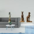 thumbnail image 2 of Figura de mujer africana, estatua de mesa de resina, sujetalibros de gato, adorno hecho a mano, ideal para regalar, decoración del hogar, decoración d, 2 of 8