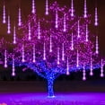 Meteor Shower Rain Lights, 288 LED Christmas Lights Icicle Snow Falling