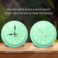 thumbnail image 2 of Mint Green Wall Clock Home Decor Modern Design 10-Inch Silent Wooden Wall Clock, Battery Operated (AA Batteries Not Included), Artistic Home Decor, 2 of 7