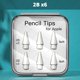 thumbnail image 1 of Puntas de lápiz para Apple Pencil 1st 2ª generación doble capa 2B & HB y punta fina para Apple Pencil Nib, suficiente para 4 años de uso, 1 of 4