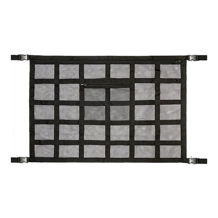 Auto Stowing Tidying Portable Net Pocket Interior Cargo Net Car Roof Bag Storage Bag Campervan Auto Mesh Storage Bag Car Roof Cargo Net Mesh Car Ceiling Storage Net 3
