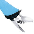 thumbnail image 2 of Camping Utensils, Travel Utensils with Case, Reusable Flatware Sets Knife, Fork, Spoon, Chopsticks, Portable Travel Stainless Steel Tableware Dinnerware with Carrying Case, 2 of 3