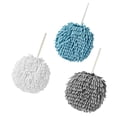 thumbnail image 4 of HINTRMENT 3Pcs Fuzzy Ball Hand Towels with Hanging Loop Microfiber for SPA, 4 of 8