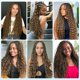 thumbnail image 4 of Cabello trenzado OKVOKV Chocolate Brown #4 Deep Water Wave, 4 of 7