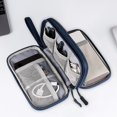 thumbnail image 5 of kurtrusly Portable Waterproof Travel Electronics Organizer for Cable USB Compact and Lightweight Blue 19x11x5.5cm 1Set, 5 of 5