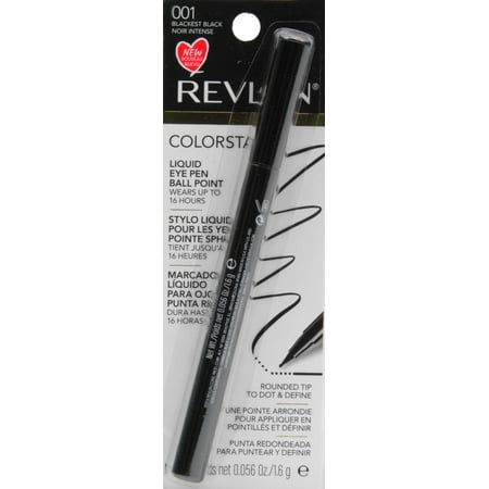 liquid pen eye revlon colorstay ball blackest point