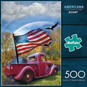 Buffalo Games Americana - Old Glory 500 Pieces Jigsaw Puzzle