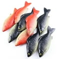 thumbnail image 4 of tasrioml Simulated Fish Model Realistic Black White Artificial Crucian Figurine Fish Decoration Ornament Kids Animal Learning Toy Photo Prop, 4 of 8