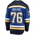thumbnail image 3 of Men's Fanatics Zack Bolduc Blue St. Louis Blues Home Premier Breakaway Player Jersey, 3 of 3