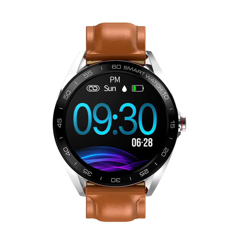SENBONO K7 Smart Watch 1.30 Inch IPS Display IP68 Waterproof BT4.0 Fitness Timer Pedometer Calorie Distance Heart Rate Blood Pressure Sleep Monitoring Stopwatch Sport Clock Alarm Remote Camera Sync Da...