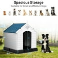 thumbnail image 3 of 33.5" Dog House of Plastic.pet house, 3 of 9