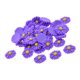 thumbnail image 5 of 50 Uds 22mm Resina de Girasol de Espalda Plana Pinza de Pelo Horquilla DIY Artesanía Joyería Decoración Piezas Adornos de Caja de Teléfono - Púrpura, 22x22x5mm Soledad Cabujón plano de flor de resina, 5 of 9