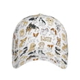 thumbnail image 2 of Daiia I Love Dogs print Baseball Cap Men Women Golf Dad Hat Adjustable Original Classic Low Profile Hat Unconstructed Plain Cap, 2 of 9