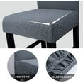 thumbnail image 4 of TOYAN Chair cover long plaid jacquard chair cover household one-piece elastic chair cover hotel club chair cover restaurant dining chair cover, 4 of 5