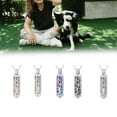 thumbnail image 3 of Memorial Necklace Ashes Container Locket Cremation Neck Jewelry for Ashes/Hair Elegant Locket Necklace for Women Men, 3 of 16