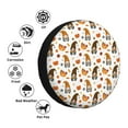 thumbnail image 4 of Logiee Halloween Gnomes Print Spare Tire Cover, Universal Wheel Protectors,Waterproof Dust-Proof UV Sun Wheel Tire Cover,Fit for SUV, RV, Travel Trailer, Truck-15 inch, 4 of 6