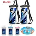 thumbnail image 1 of Floating Waterproof Phone Pouch/Bag  [2 Pack] Large Waterproof Cell Phone Case Black, 1 of 7