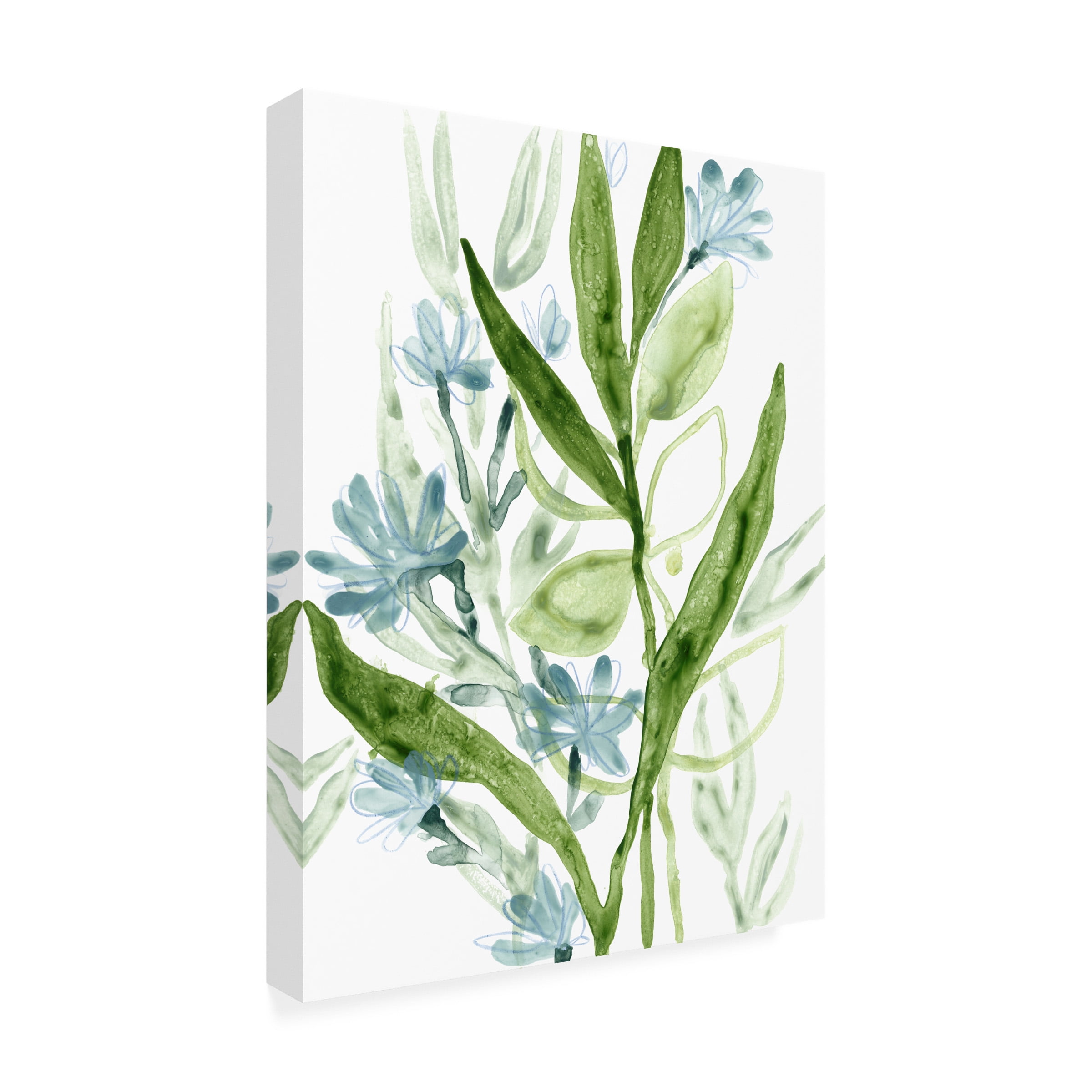 June Erica Vess 'Meadow Blues I' Canvas Art