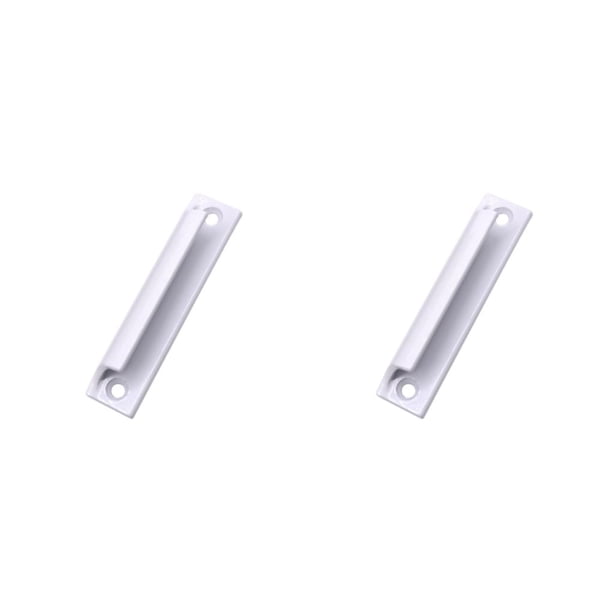 Billuyoard Manija de puerta de aleación de aplicación amplia para varias puertas correderas Aleación de aluminio práctica y práctica blanca blanco 2Conjunto