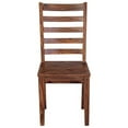 thumbnail image 2 of Hawthorne Collections Sonora Solid Sheesham Wood Dining Chair - Brown, 2 of 7