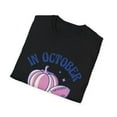 thumbnail image 4 of Football Halloween October Pink Lover Men Women T-shirts, 4 of 4
